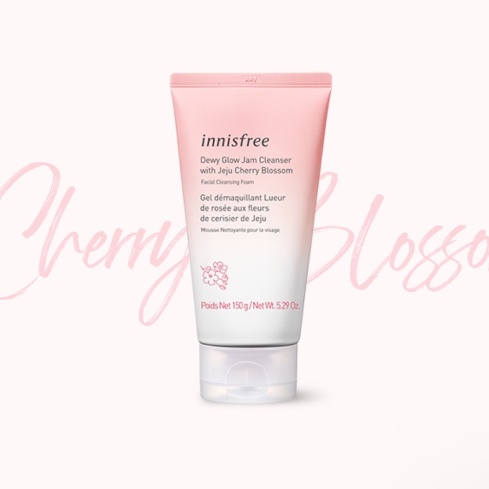 Innisfree Dewy Glow Jam Cleanser with Jeju Cherry Blossom